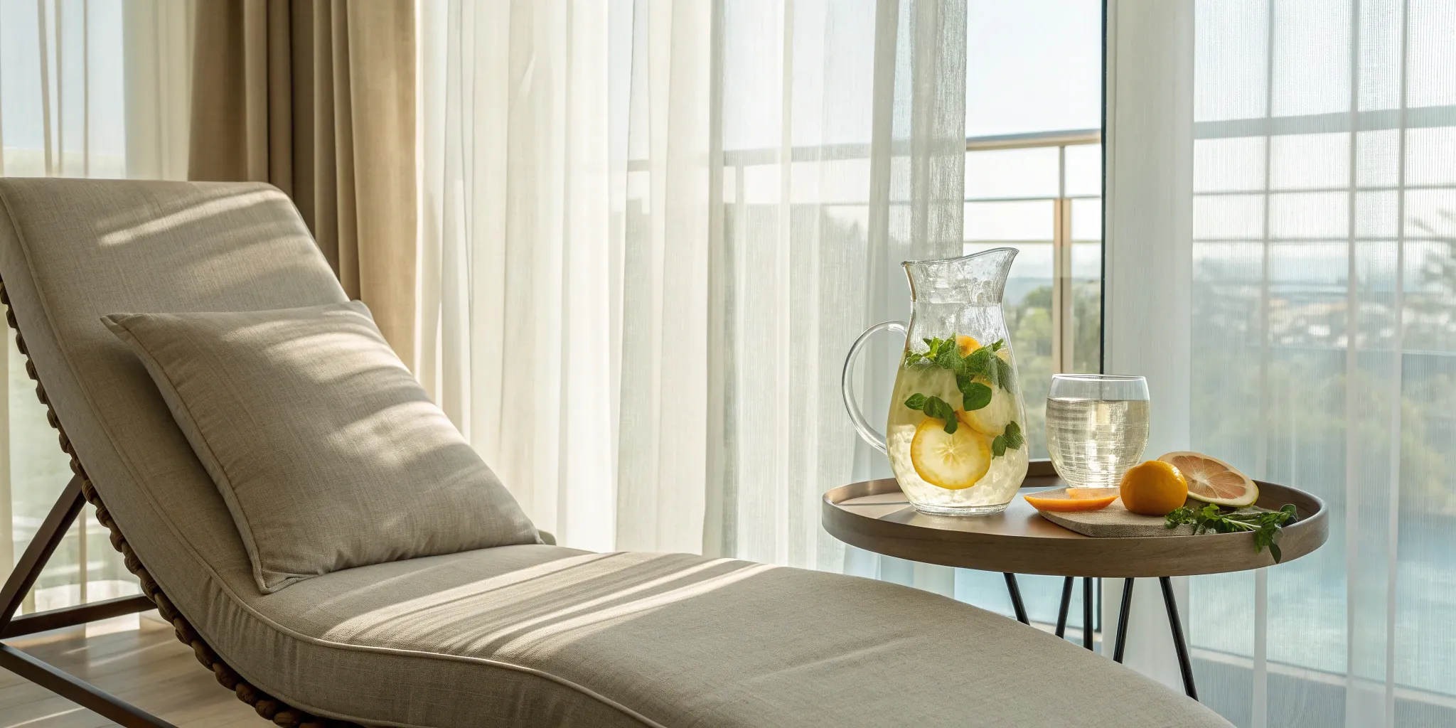 A serene scene representing wellness from bioidentical hormone replacement therapy.