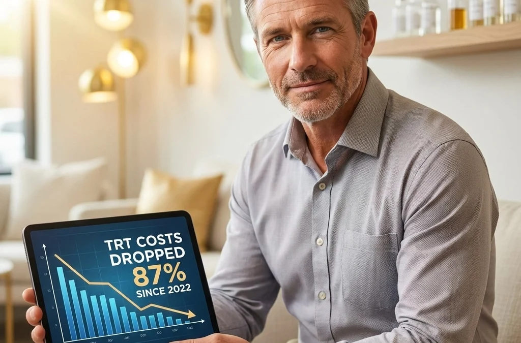 TRT Costs Dropped 87% Since 2022: Here's What Most Men Still Don't Know About Testosterone Therapy