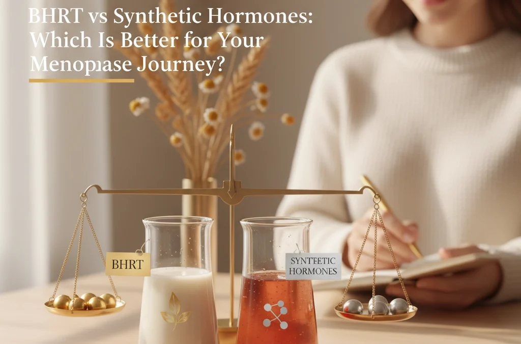 BHRT vs Synthetic Hormones: Which Is Better for Your Menopause Journey?