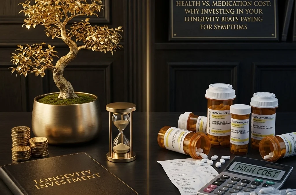 Health vs. Medication Cost: Why Investing in Your Longevity Beats Paying for Symptoms
