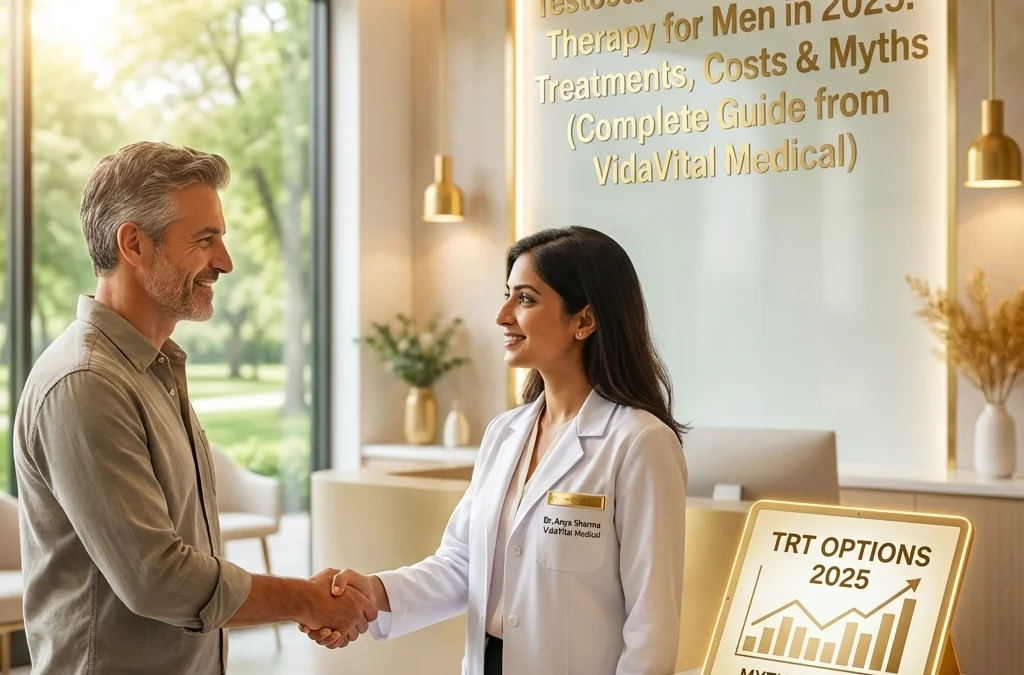Testosterone Replacement Therapy for Men in 2025: Treatments, Costs & Myths (Complete Guide from VidaVital Medical)