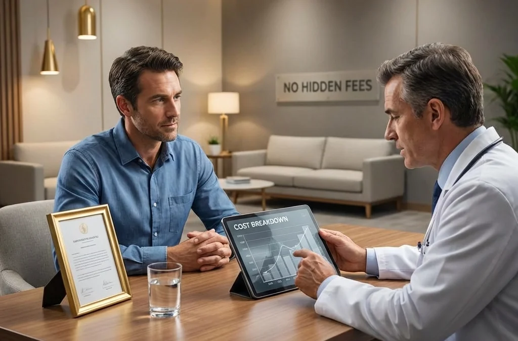 How Much Does a Men's Health Clinic Really Cost? The Complete Breakdown for ED (No Hidden Fees)