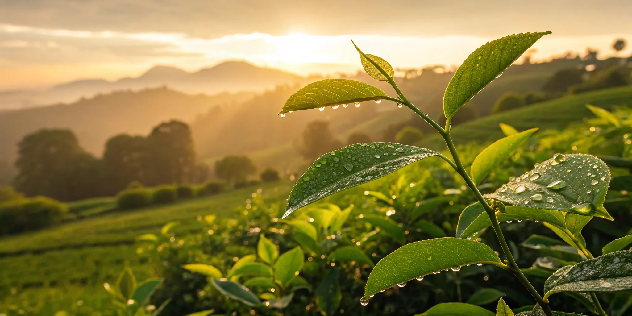hair-restoration-cost-a-complete-price-breakdown-220918 Dew-covered green leaves symbolizing the investment and cost of hair restoration.
