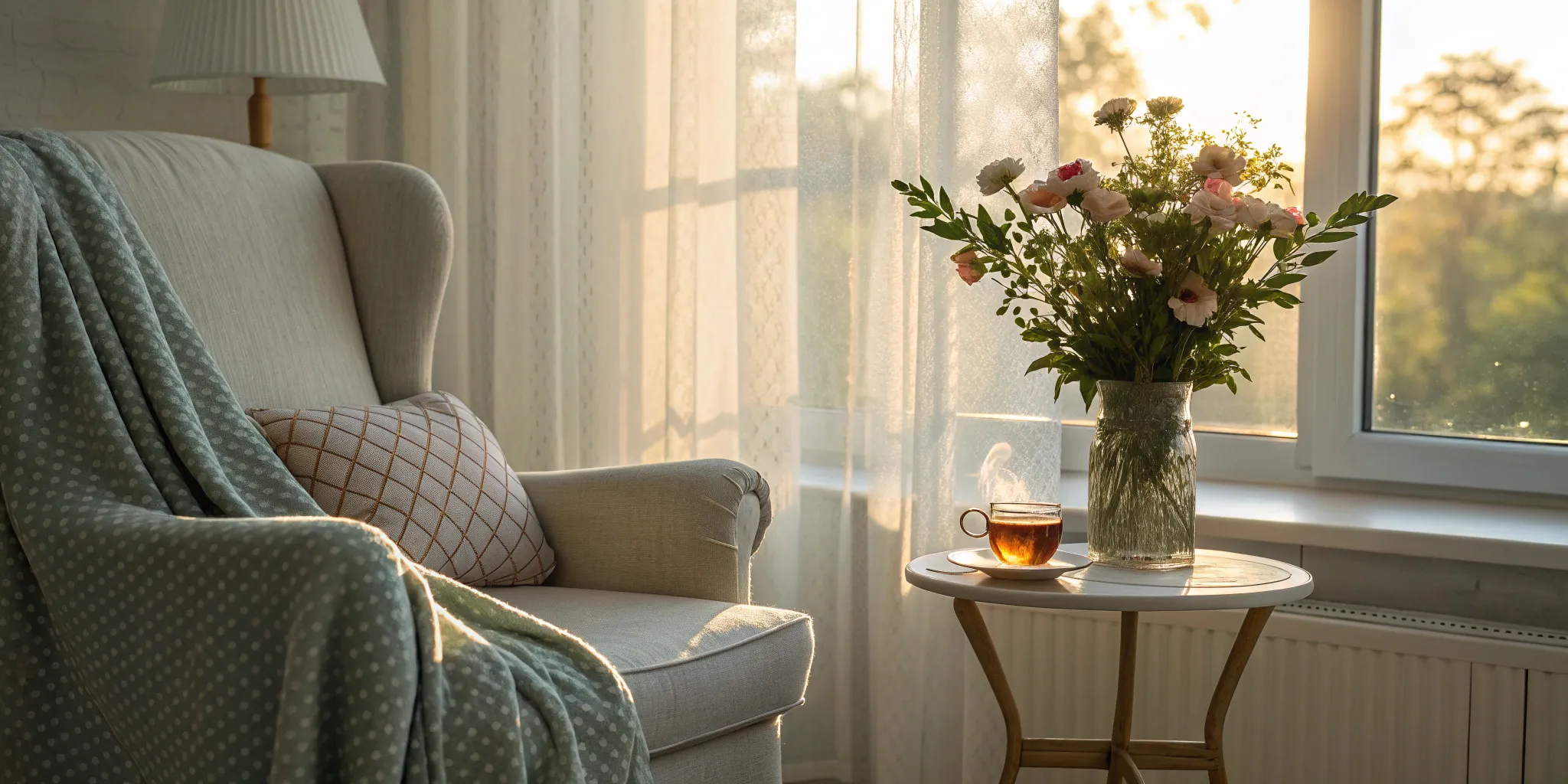 A calm, comfortable setting for finding an effective vaginal dryness treatment.