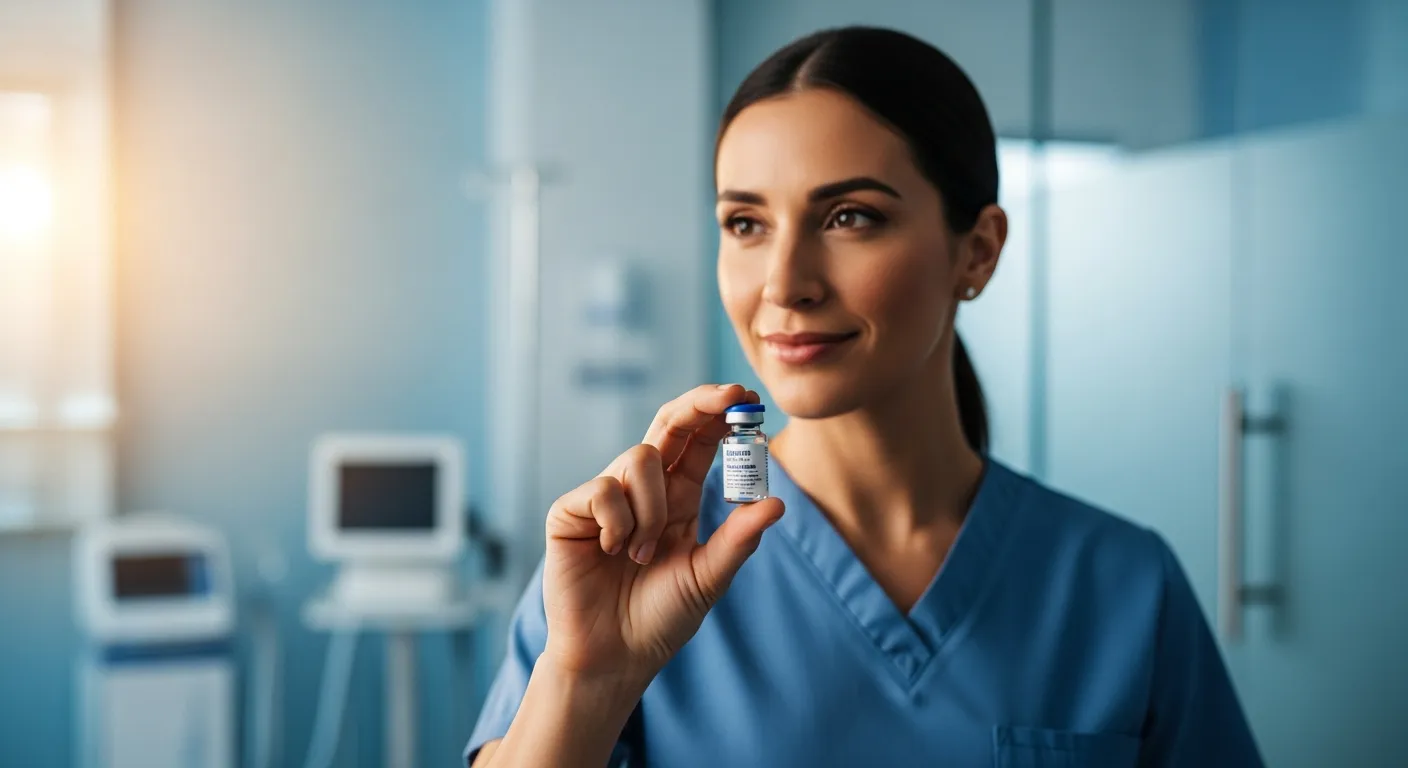 are-peptides-safe-featured Medical professional reviewing peptide safety data with a patient at a clinical setting